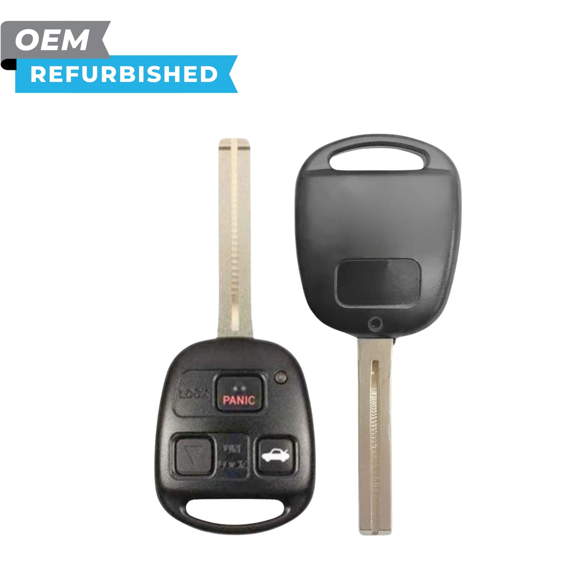Lexus Refurbished OEM 1998-2001 ES300, SC300, SC400 Remote Head Key (Long Blade) 3 Button FCCID: HYQ1512V PN 89070-33470 - Royal Key Supply