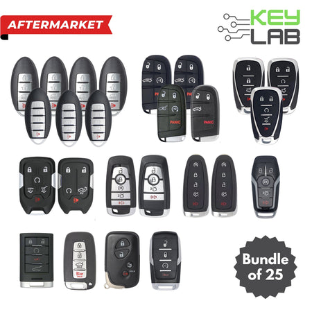 Locksmith Starter Kit - Smart Key Pack (Bundle of 25) - Royal Key Supply