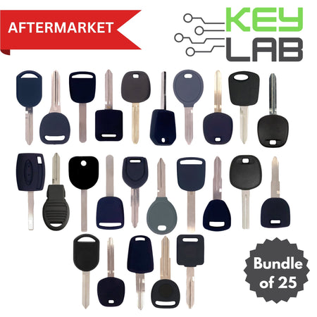 Locksmith Starter Kit - Transponder Keys (Bundle of 25) - Royal Key Supply