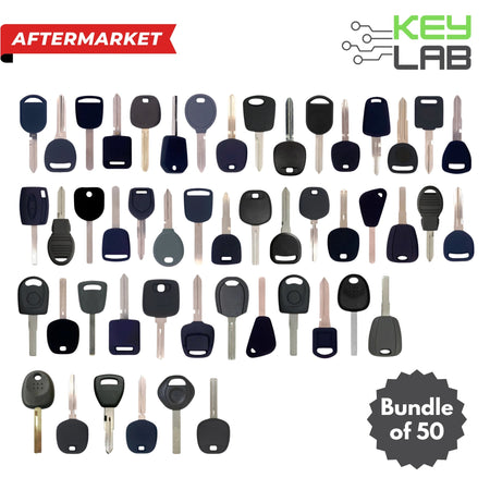 Locksmith Starter Kit - Transponder Keys (Bundle of 50) - Royal Key Supply