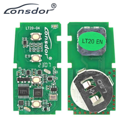Lonsdor - 2006 - 2023 Toyota/Lexus LT20 - 04 - 8A/4D PCB Board (Changeable Frequency) - Royal Key Supply