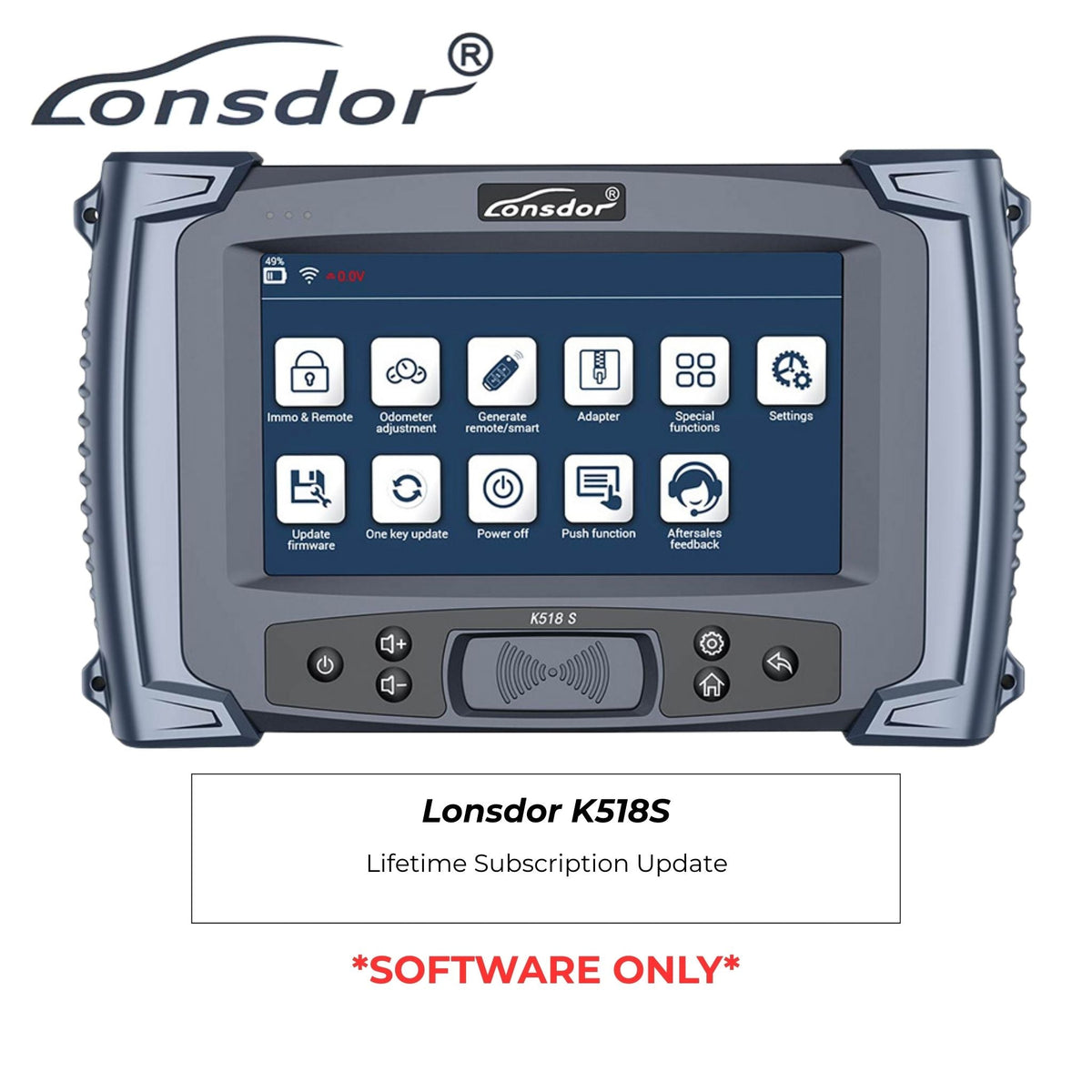 Lonsdor K518S Lifetime Update Subscription (Unlimited Software Updates) - Royal Key Supply