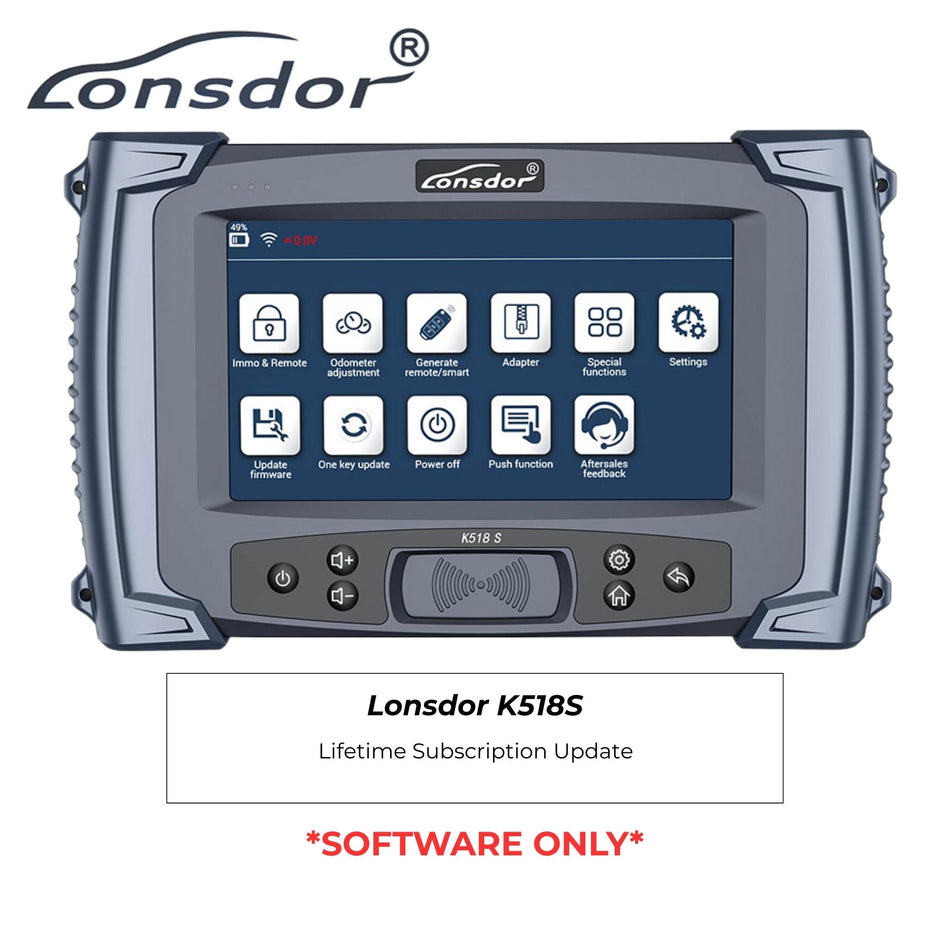 Lonsdor K518S Lifetime Update Subscription (Unlimited Software Updates) - Royal Key Supply