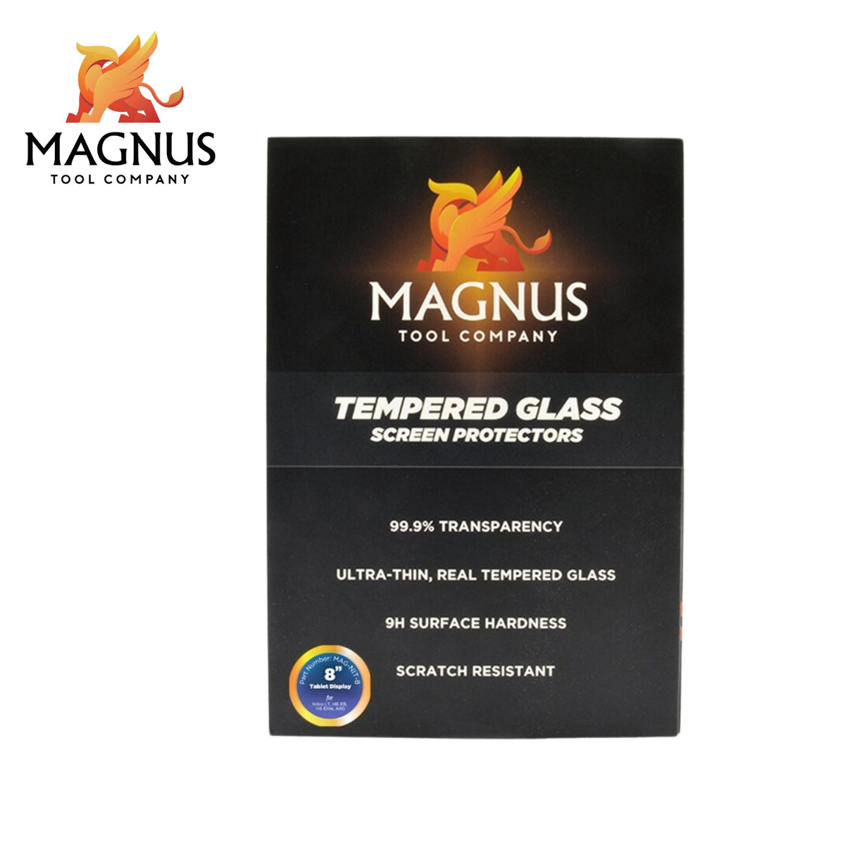 Magnus - 8in" Screen Protector For AutoProPAD G2 / G3 Evolution (2 Pack) - Royal Key Supply