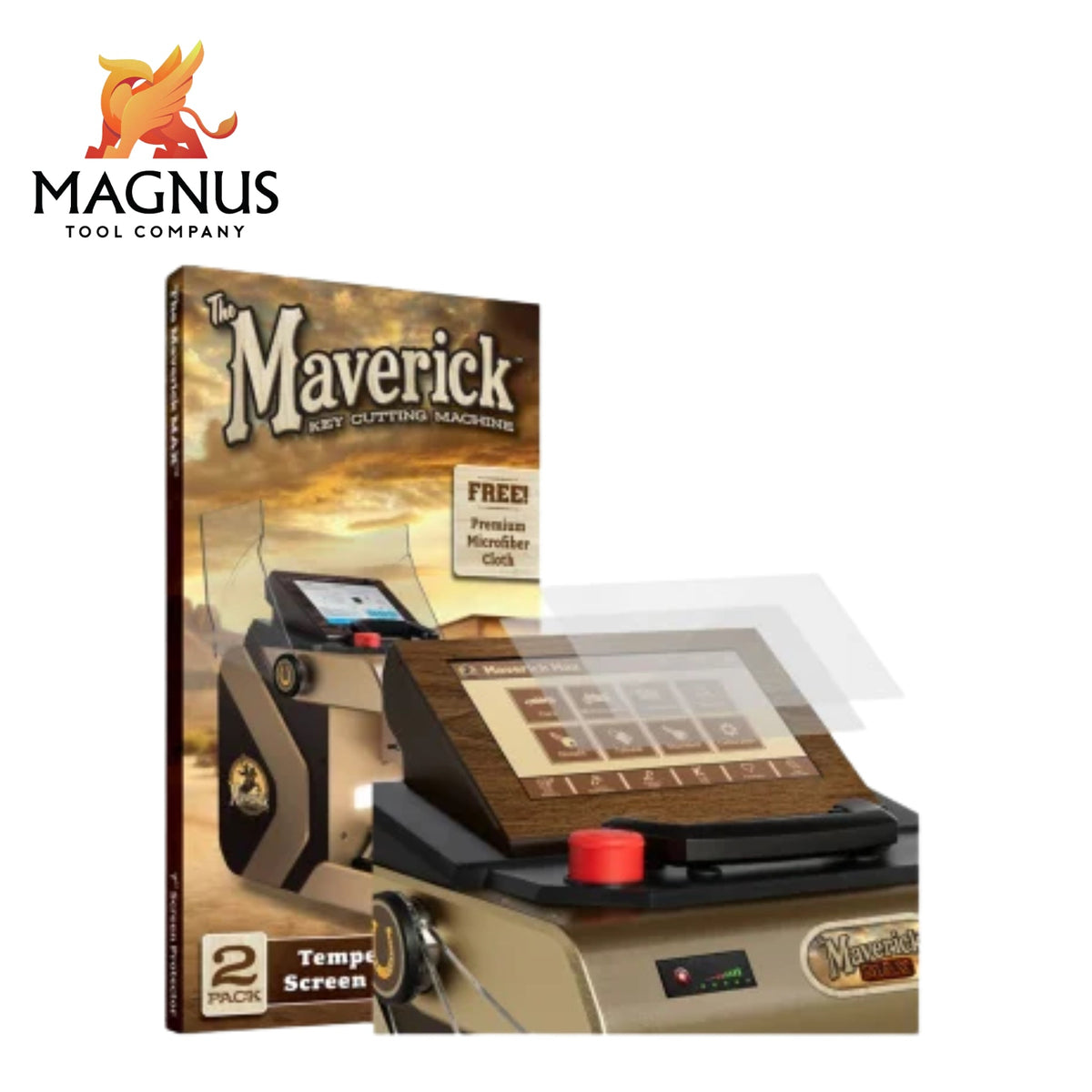 Magnus - Tempered Glass Screen Protectors For The Maverick MAX 7" (2 - Pack) - Royal Key Supply