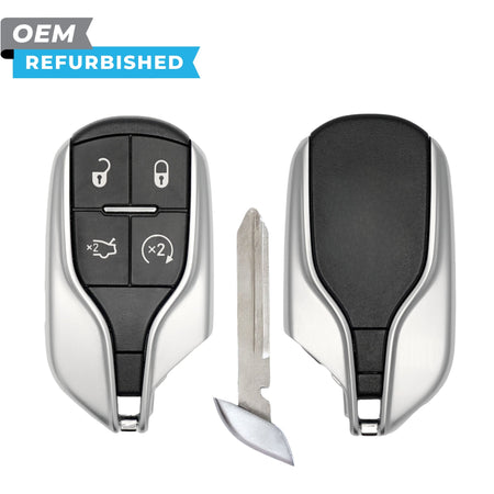 Maserati Refurbished 2014-2016 Ghibli, Quattroporte, Levanti Smart Key 4B Trunk/Remote Start FCCID: M3N-7393490 PN 5923336 - Royal Key Supply