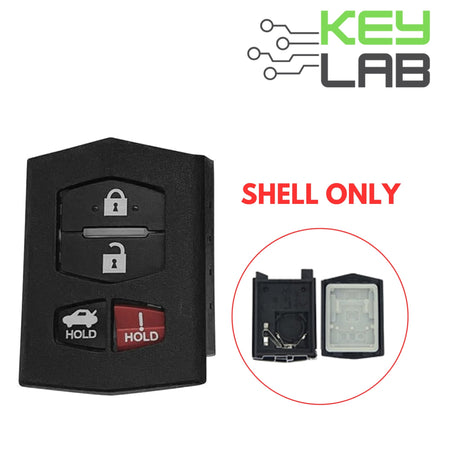 Mazda 2006 - 2015 Remote Unit Key SHELL (No Blade) for BGBX1T478SKE125 - 01 - Royal Key Supply