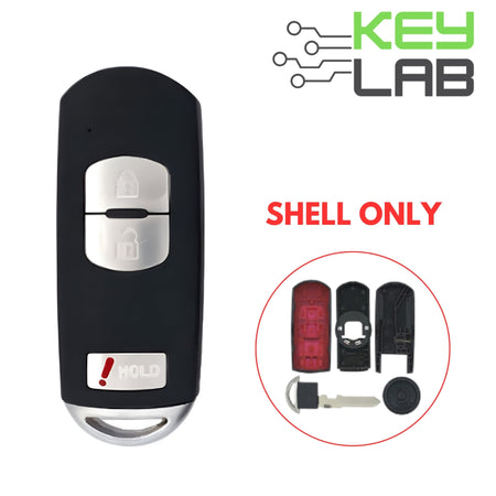 Mazda 2012 - 2020 Smart Key SHELL for WAZSKE13D01/WAZSKE13D02 - Royal Key Supply