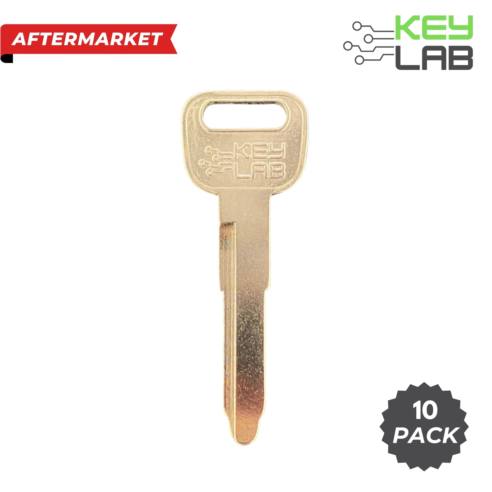 Mazda Aftermarket 2003 - 2014 Metal Test Key MZ24 (Pack of 10) - Royal Key Supply