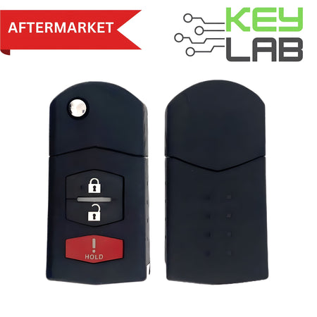 Mazda Aftermarket 2005 - 2015 CX - 7, CX - 9, Mazda 2/3/5 Remote Flip Key 3B FCCID: BGBX1T478SKE125 - 01 PN# CC43 - 67 - 5RYC - Royal Key Supply