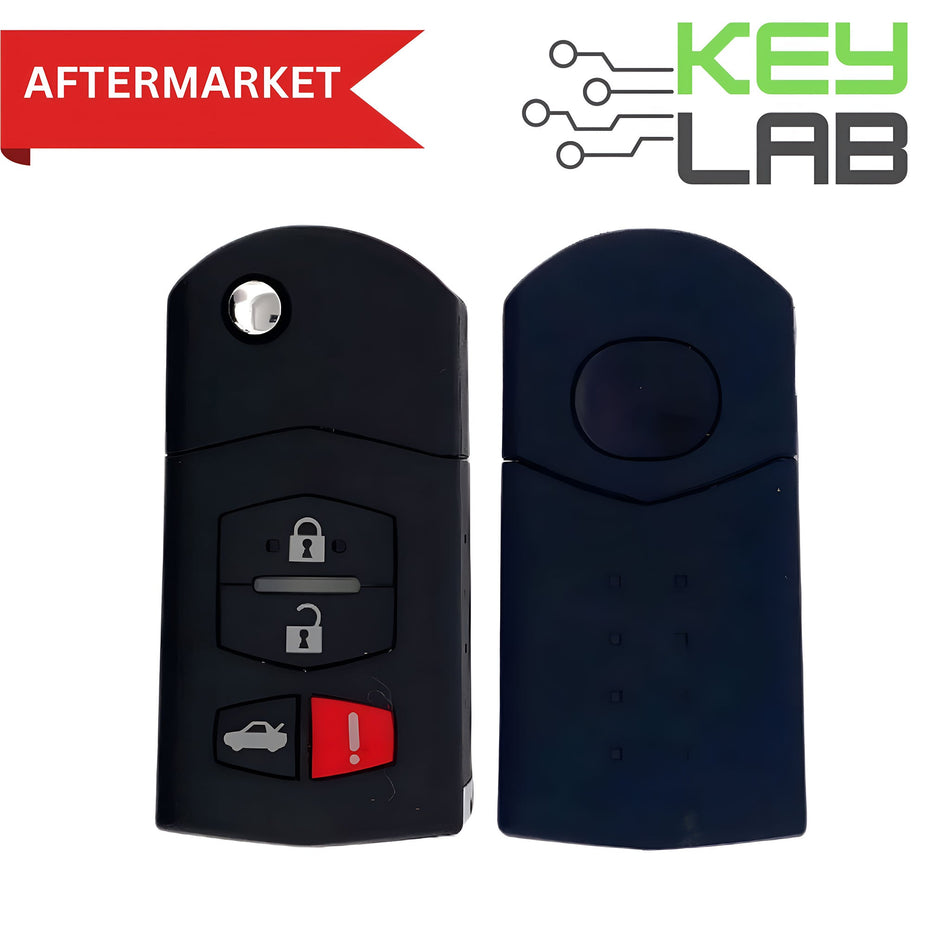 Mazda Aftermarket 2006 - 2008 Mazda 6 Remote Flip Key 4B Trunk FCCID: KPU41788 PN# GP7A - 67 - 5RYB - Royal Key Supply