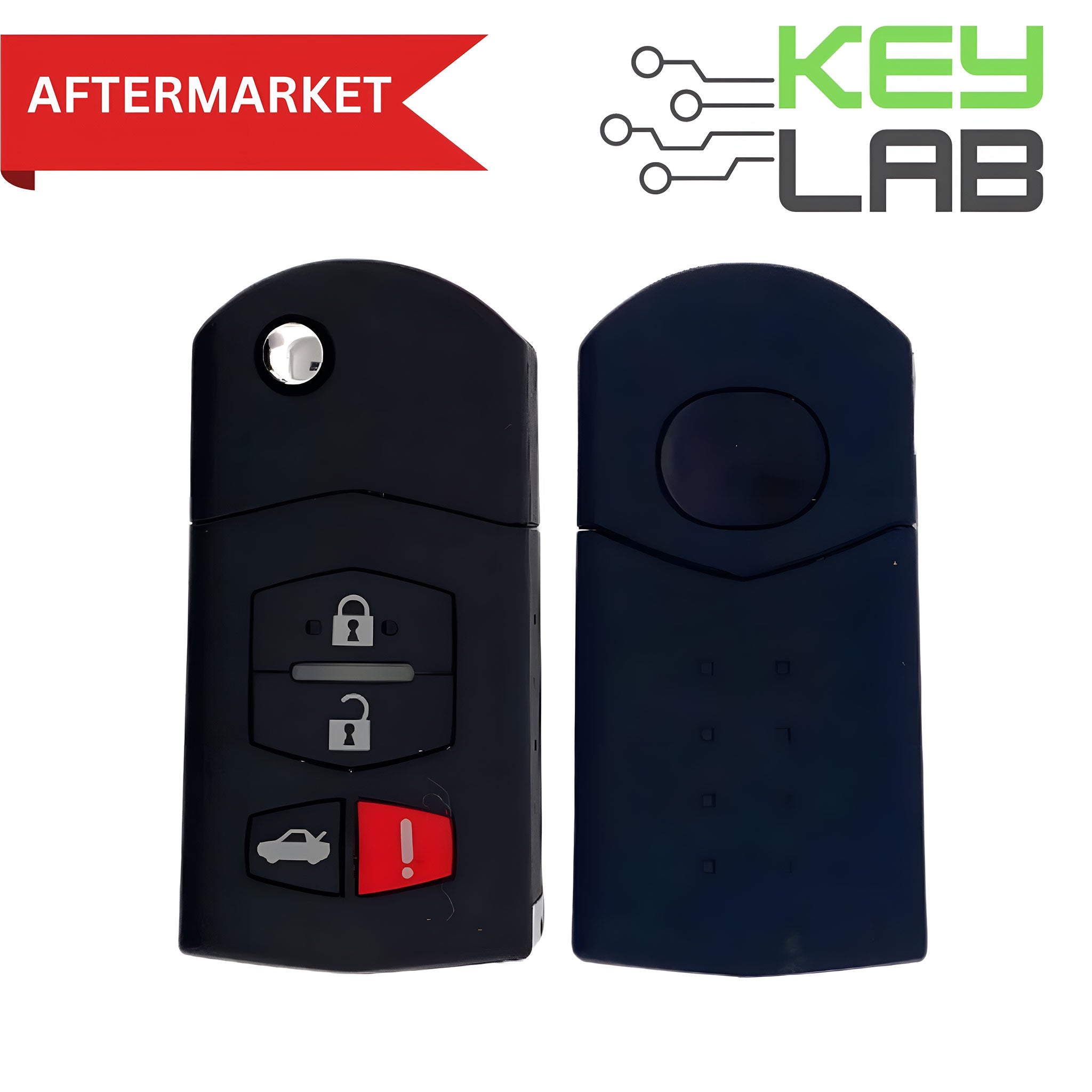 Mazda Aftermarket 2009 - 2015 Mazda 3/6, Miata MX 5 Remote Flip Key 4B Trunk FCCID: BGBX1T478SKE125 - 01 PN# BBM4 - 67 - 5RY - Royal Key Supply