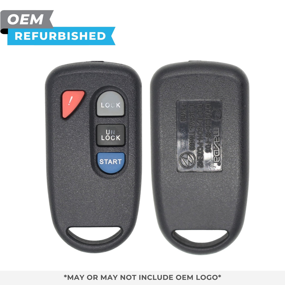 Mazda Refurbished 2000 - 2008 CX - 7 Keyless Entry Remote 4B Start FCCID: GOH - PCGEN2 PN 0000 - 8F - F06 - Royal Key Supply