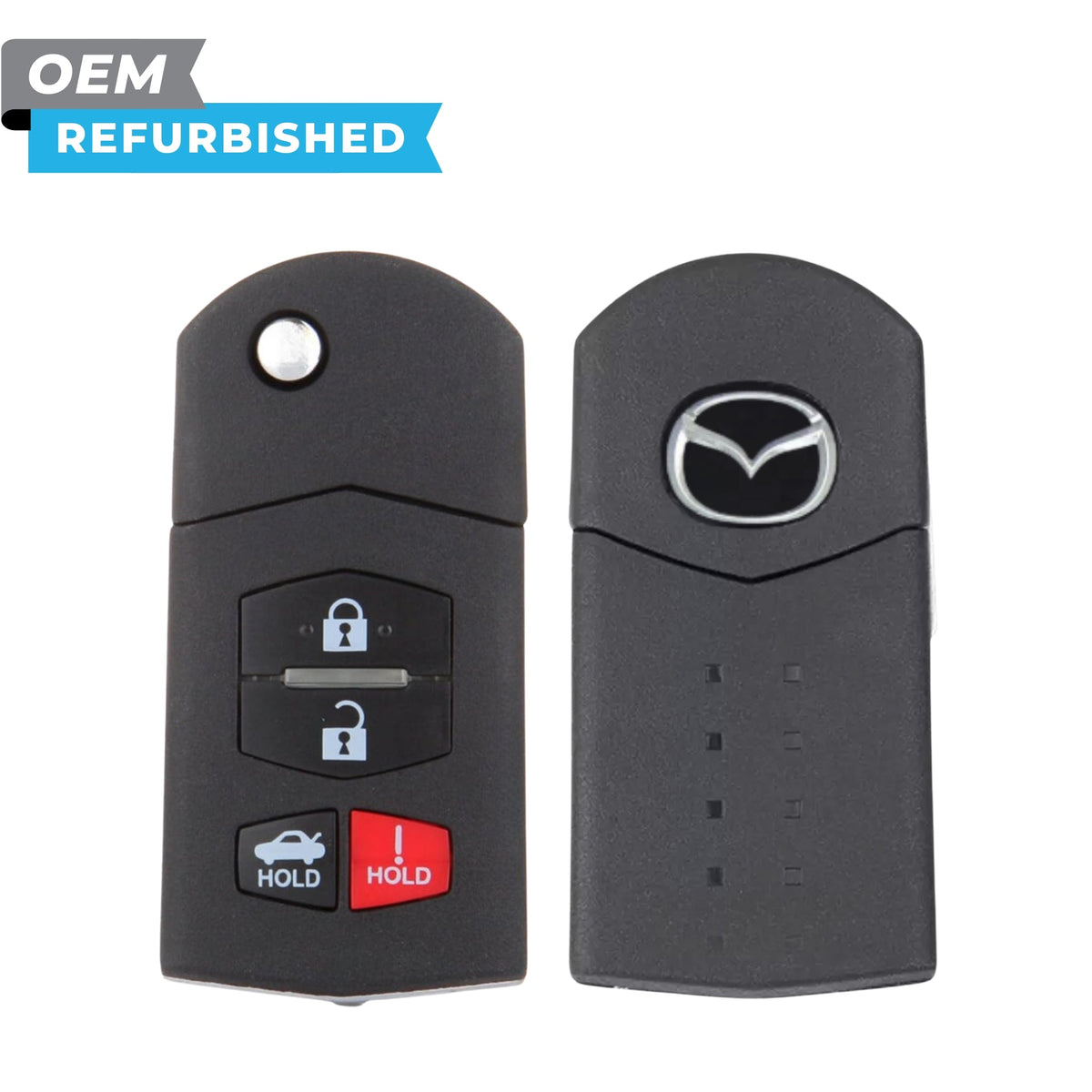 Mazda Refurbished 2006-2008 Mazda 6 Remote Flip Key 4B Trunk FCCID: KPU41788 PN GP7A-67-5RYB - Royal Key Supply