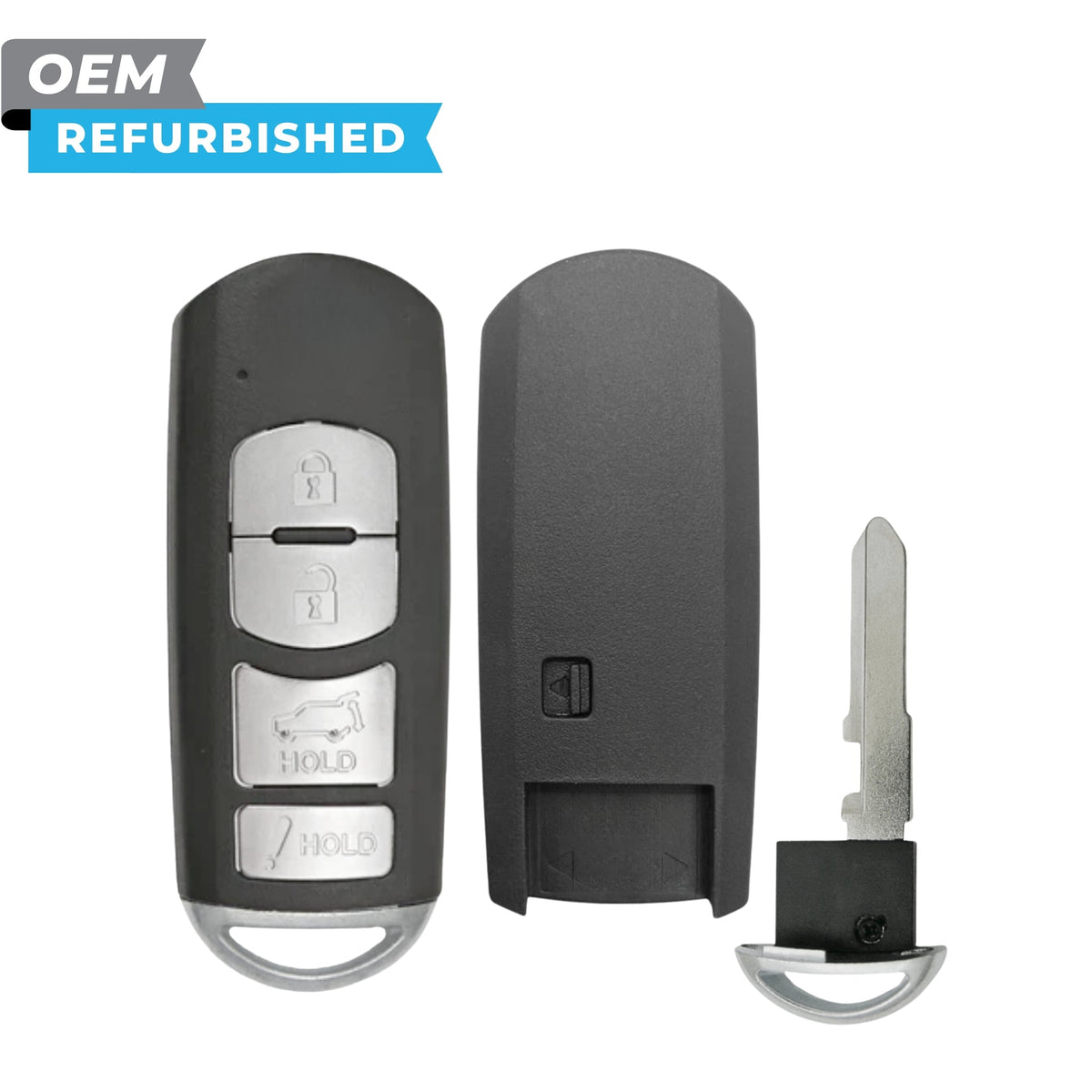 Mazda Refurbished 2010-2015 CX-7, CX-9 Smart Key Remote 4B Hatch FCCID: WAZX1T768SKE11A04 PN TEY1-67-5RY - Royal Key Supply
