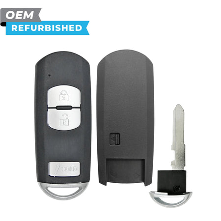 Mazda Refurbished 2012-2018 Mazda 3, CX-3, CX-5, CX-9 Smart Key 3B FCCID: WAZSKE13D01 PN KDY3-67-5DY - Royal Key Supply