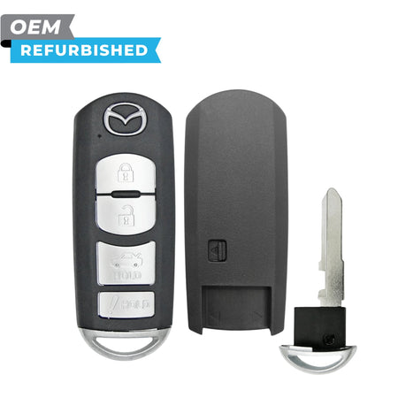 Mazda Refurbished 2014-2019 Mazda 3/6, Miata MX 5 Smart Key 4B Trunk FCCID: WAZSKE13D02 PN GJY9-67-5DY, GJR9-67-5DY, GJR9-67-5RY - Royal Key Supply