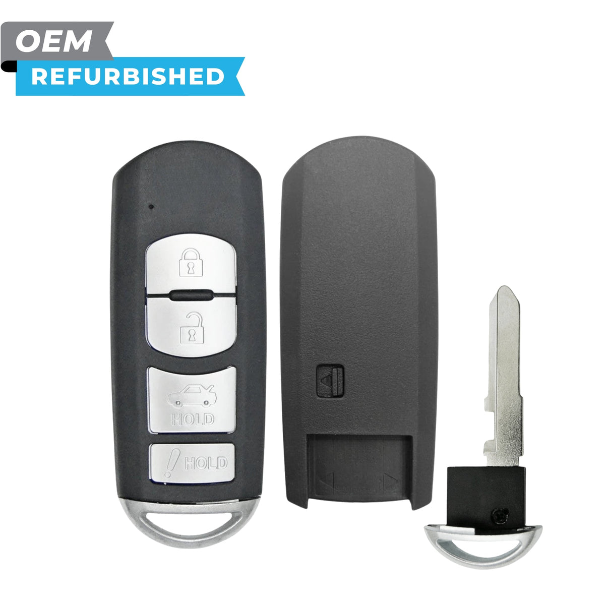 Mazda Refurbished 2014-2019 Mazda 3/6, Miata MX 5 Smart Key 4B Trunk FCCID: WAZSKE13D02 PN GJY9-67-5DY, GJR9-67-5DY, GJR9-67-5RY - Royal Key Supply