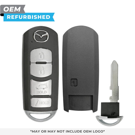 Mazda Refurbished 2016 - 2019 CX - 5, CX - 9 Smart Key 4B Hatch FCCID: WAZSKE13D02 PN TKY2 - 67 - 5DY - Royal Key Supply