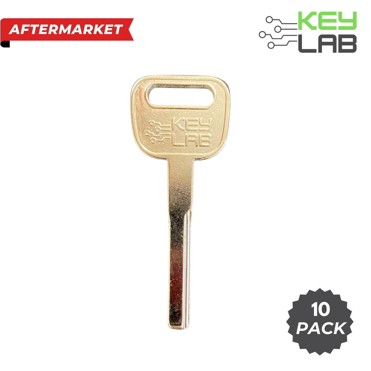 Mercedes/Chrysler Aftermarket 1994 - 2008 C - Class, E - Class, Crossfire Metal Test Key HU64 (Pack of 10) - Royal Key Supply