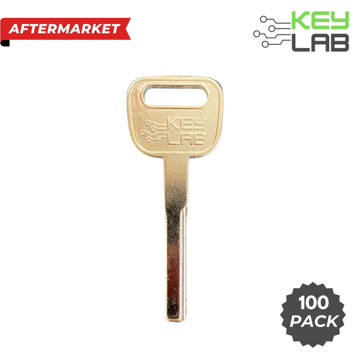Mercedes/Chrysler Aftermarket 1994 - 2008 C - Class, E - Class, Crossfire Metal Test Key HU64 (Pack of 100) - Royal Key Supply