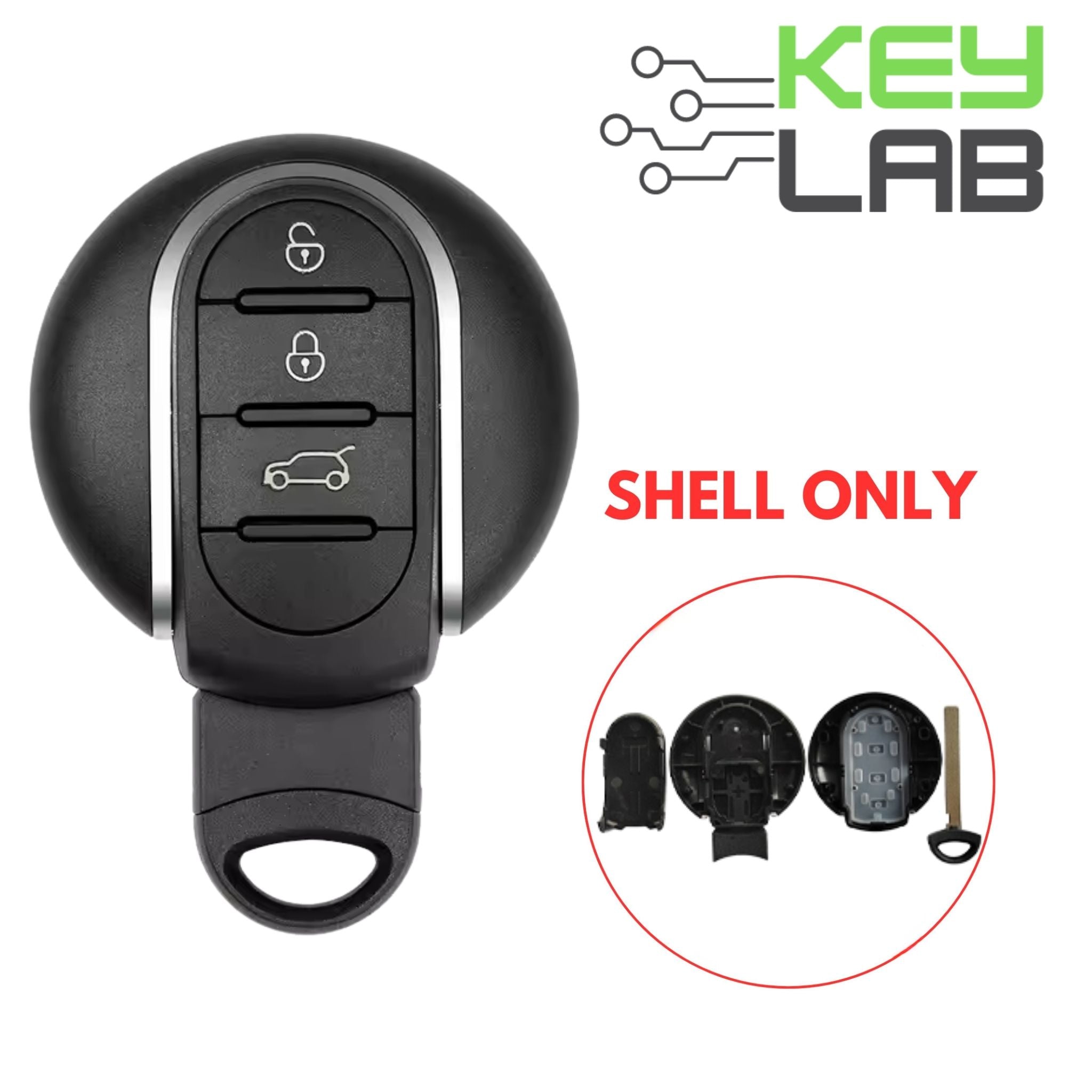 Smart Key Mini Mini 2014-2018 Cooper Smart Key 3B SHELL for NBGIDGNG1 – Royal Key Supply