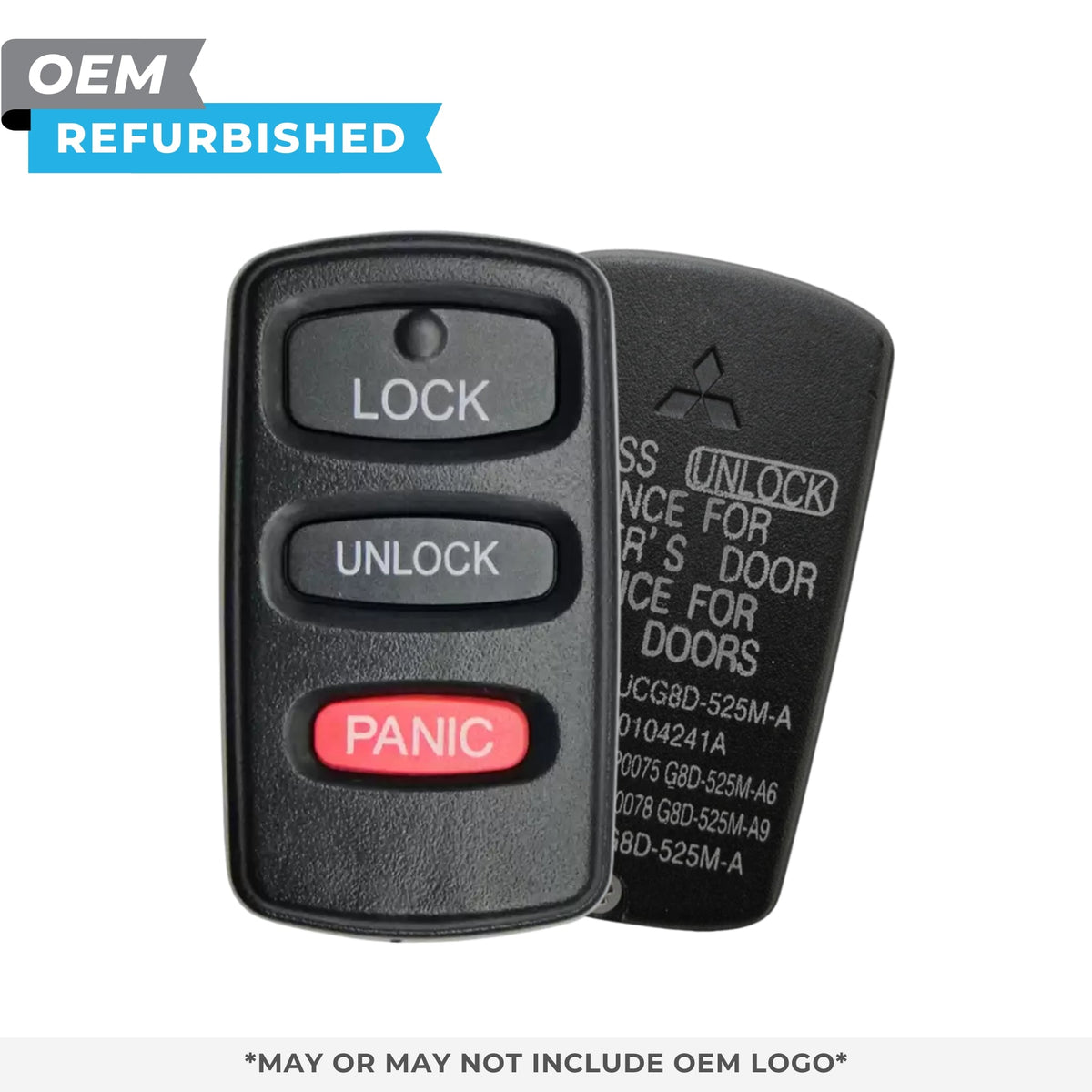 Mitsubishi Refurbished 2002 - 2005 Eclipse, Endeavor Keyless Entry Remote 3B FCCID: OUCG8D - 525M - A PN MR587982 - Royal Key Supply