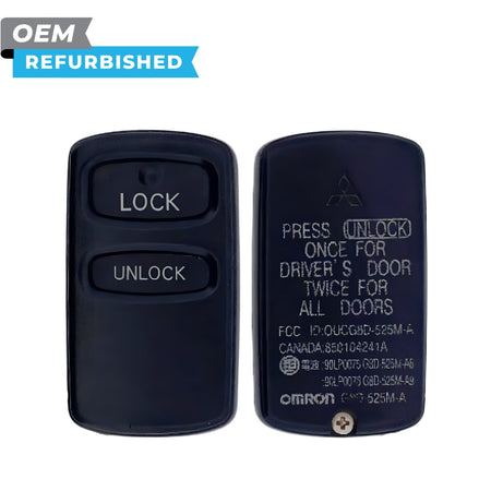Mitsubishi Refurbished 2002-2007 Lancer, Outlander Keyless Entry Remote 2B FCCID: OUCG8D-525M-A PN MR587983 - Royal Key Supply