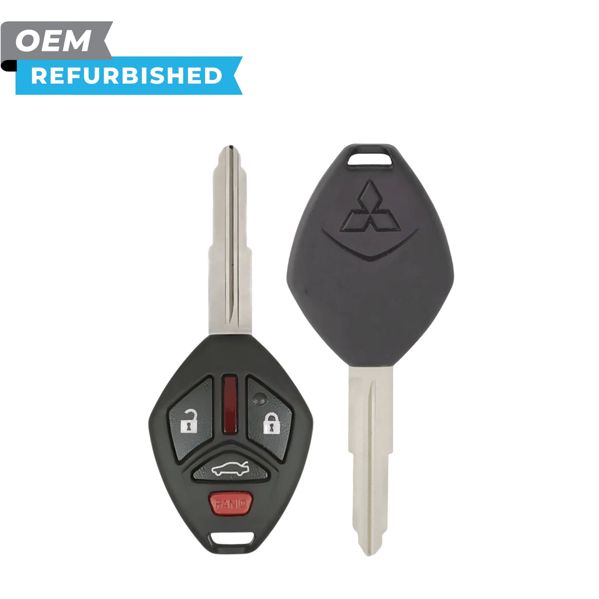 Mitsubishi Refurbished 2008-2015 Lancer Remote Head Key (w/ Shoulder) 4B Trunk FCCID: OUCG8D-625M-A PN 6370A477 - Royal Key Supply