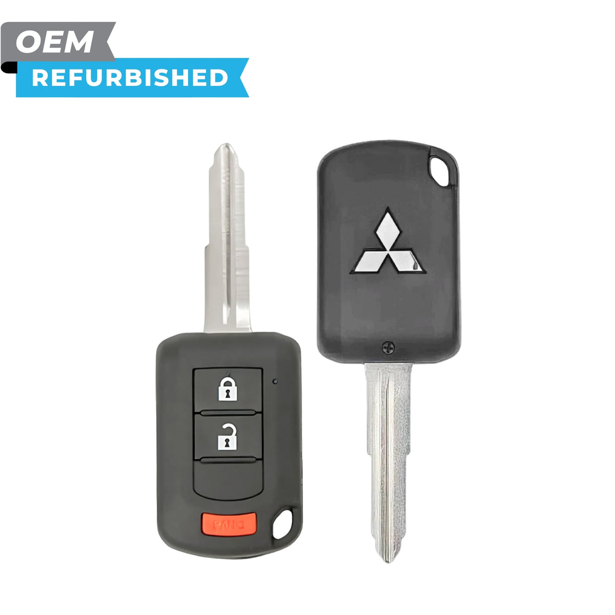 Mitsubishi Refurbished 2013-2021 Mirage Remote Head Key 3B FCCID: OUCJ166N PN 6370B904 - Royal Key Supply