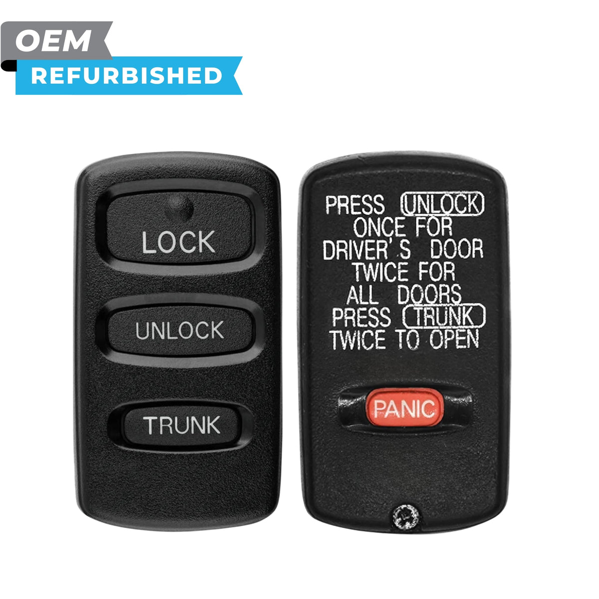 Mitsubishi Refurbished OEM 2002-2005 Eclipse/Galant Keyless Entry Remote 4 Button FCCID: OUCG8D-525M-A PN MR587981 - Royal Key Supply