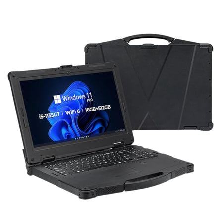 Munbyn - Rugged Laptop 15.6In Screen, 16GB, 512GB SSD, Dual Battery, Windows 11 Pro, Wi Fi, 4G LTE - Royal Key Supply