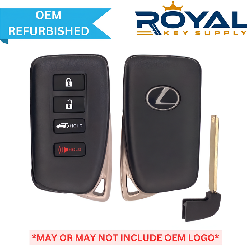 Lexus Refurbished 2021-2022 RX350 Smart Key 4B Hatch FCCID: HYQ14FLB PN# 8990H-0E290