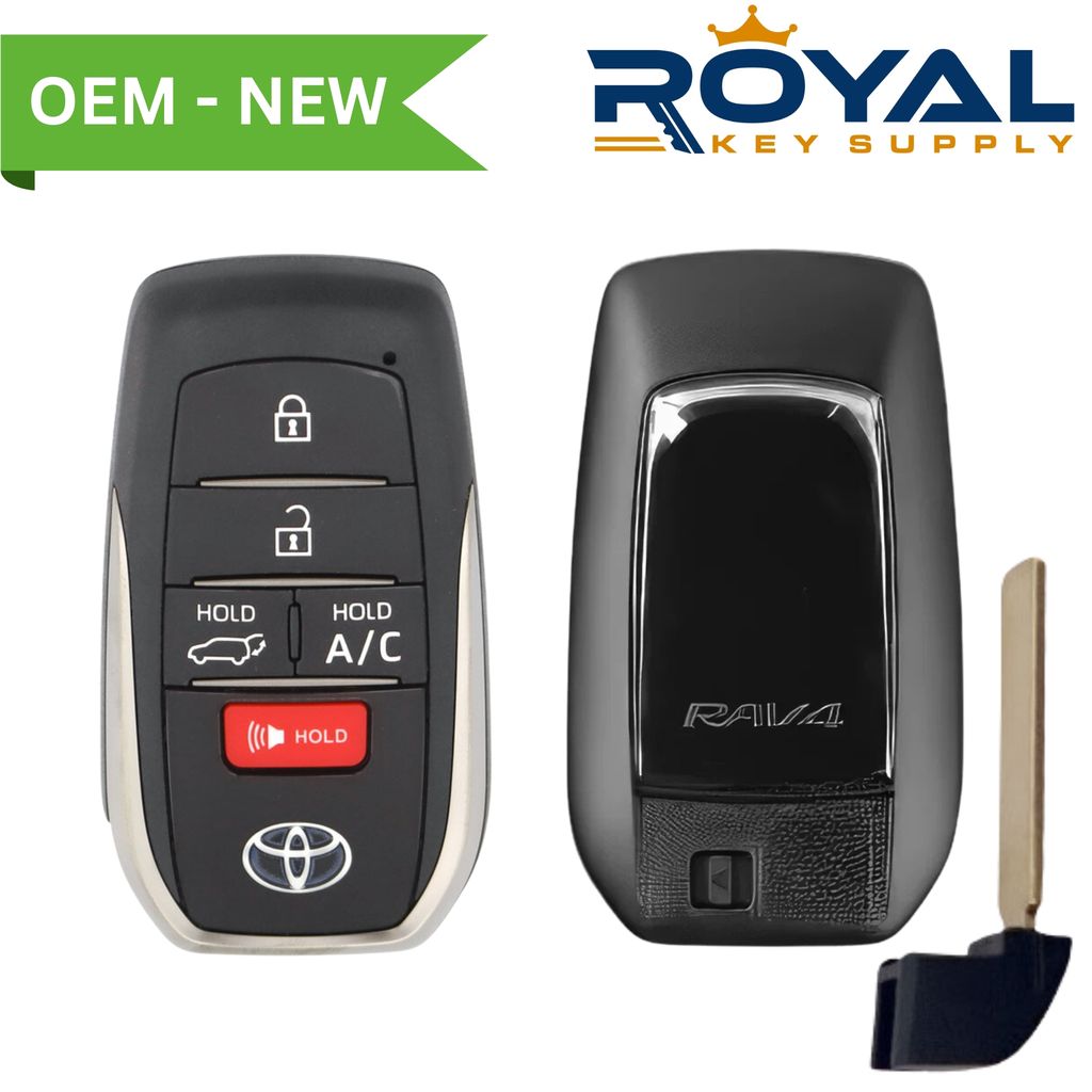 Toyota New OEM 2021-2024 RAV4, Smart Key 5B A/C Hatch FCCID: HYQ14FBX PN# 8990H-42380 - Royal Key Supply