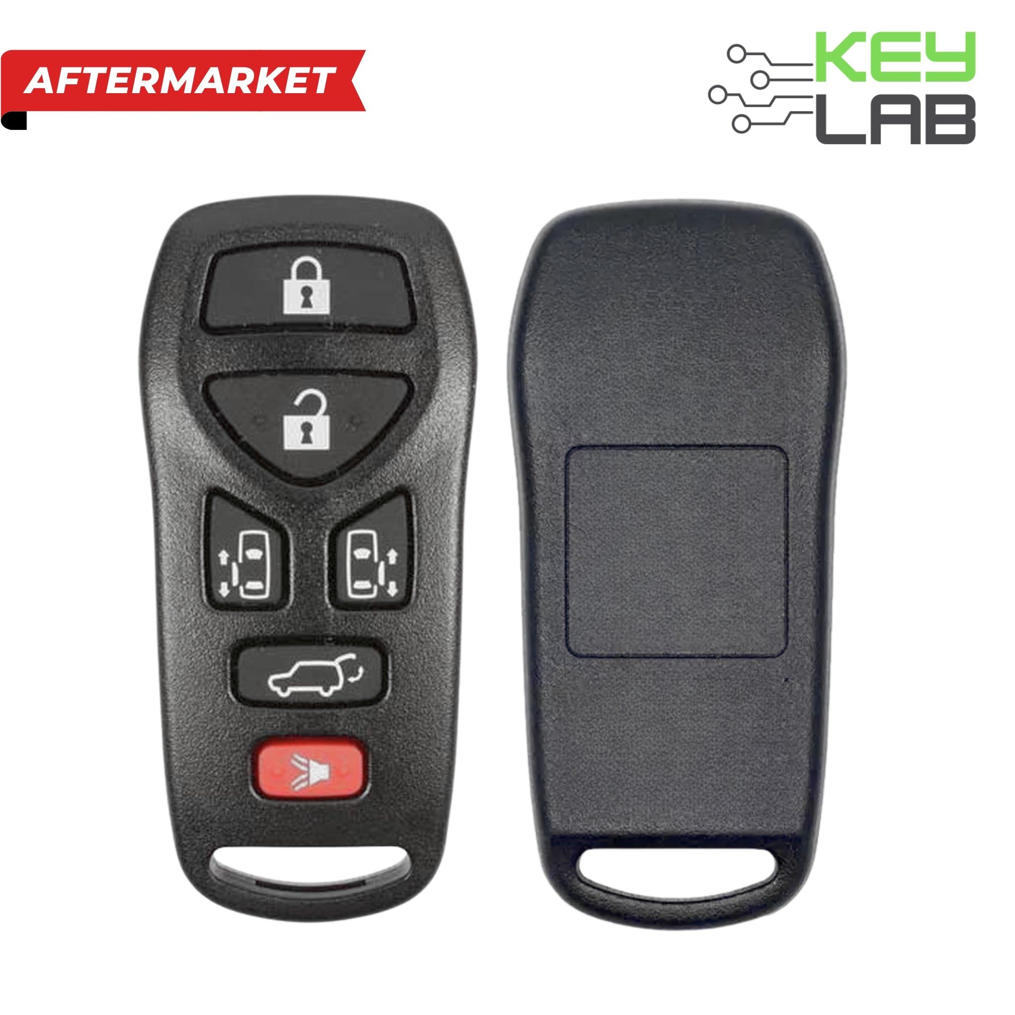 Nissan Aftermarket 2004 - 2010 Quest 6B Keyless Entry Remote FCCID: KBRASTU51 PN 28268 - 5Z200 - Royal Key Supply