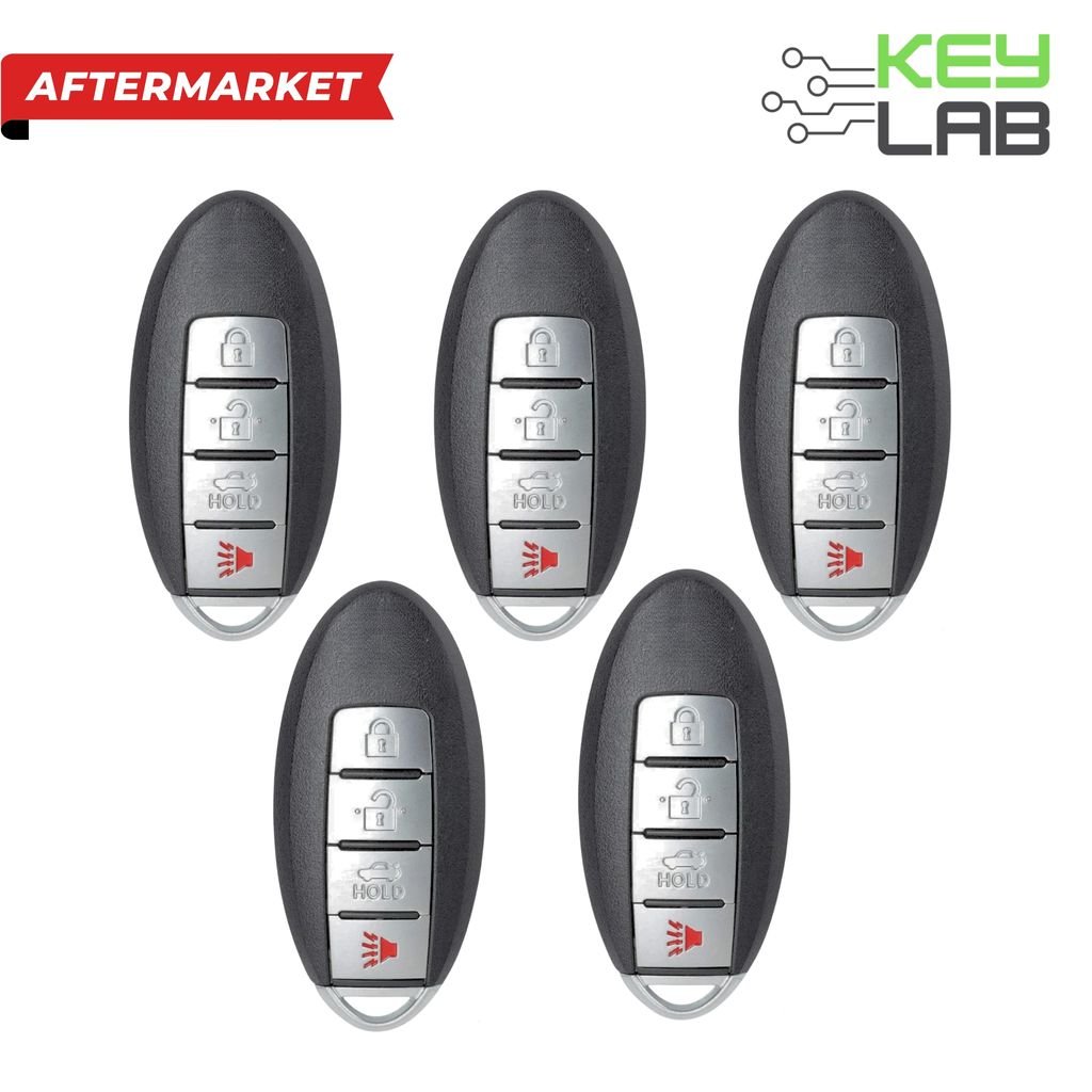 Nissan Aftermarket 2007 - 2015 Smart Key 4B Trunk FCCID: KR55WK49622, KR55WK48903 PN 285E3 - JA05A (Pack of 5) - Royal Key Supply