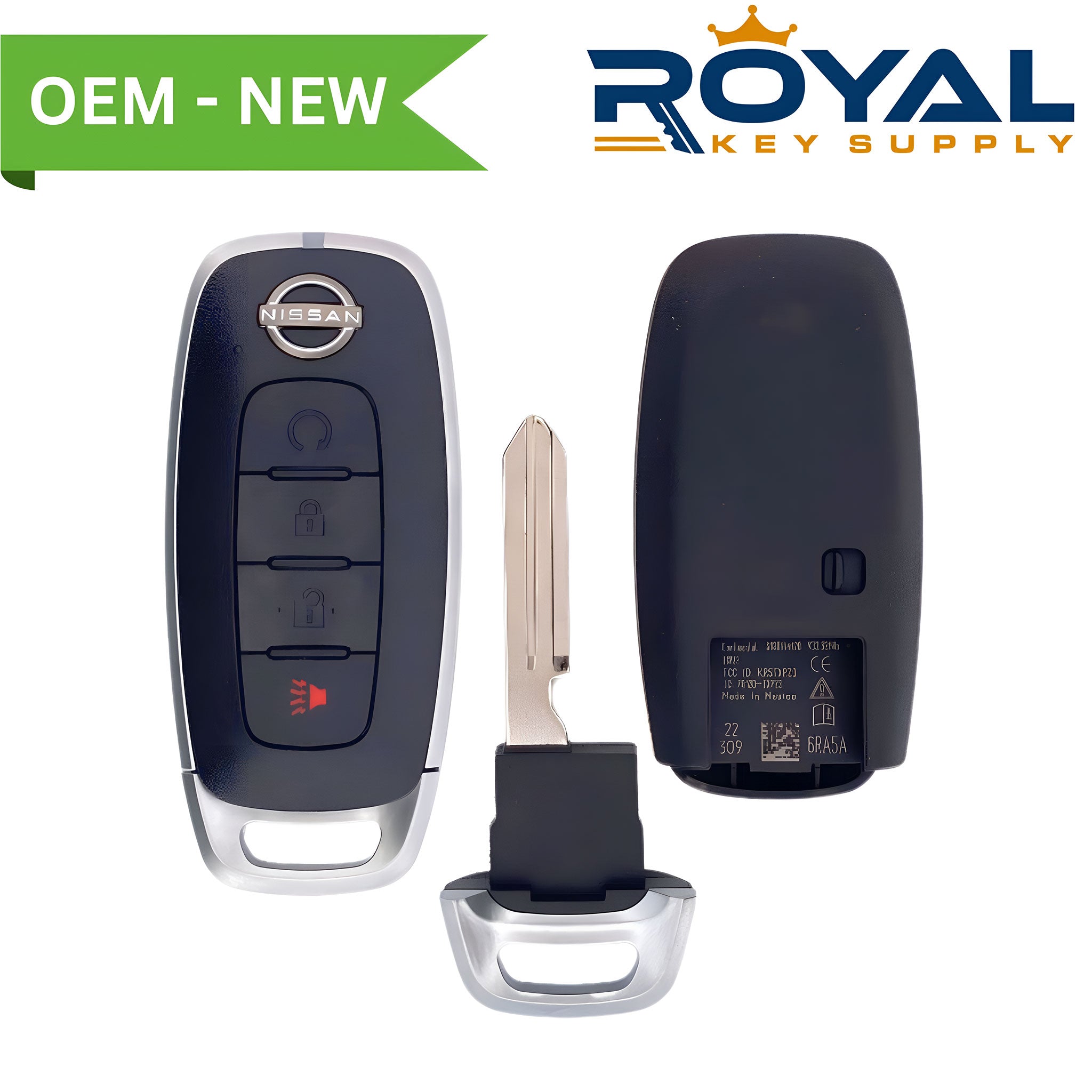 Nissan New OEM 2022 2025 Pathfinder Kicks Rogue Smart Key 4B Remote Start FCCID KR5TXPZ3 PN 285E3 6RA5A Royal Key Supply