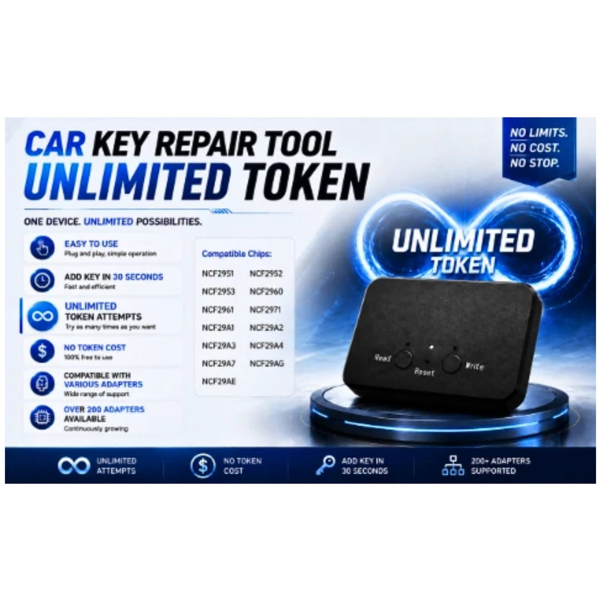 NXP Killer Copy Tool (For All NXP NCF29XX Chip Smart Keys Clones) - Royal Key Supply