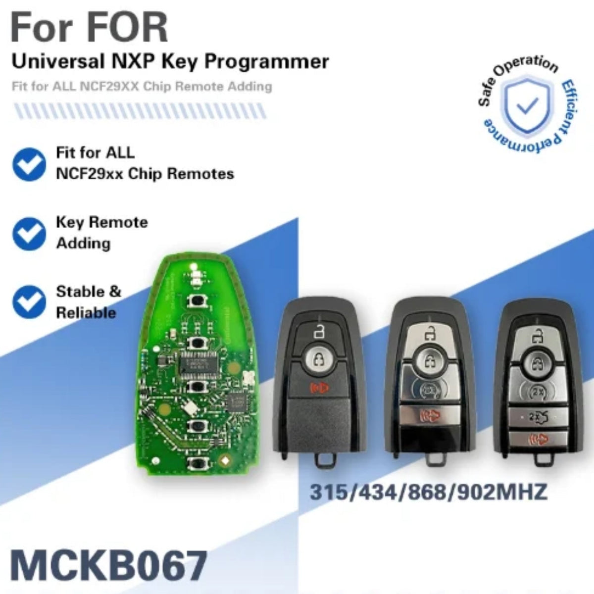 NXP Killer Tool - PCB Adapter for NCF29XX Chip Smart Key Cloning (Ford) - Royal Key Supply