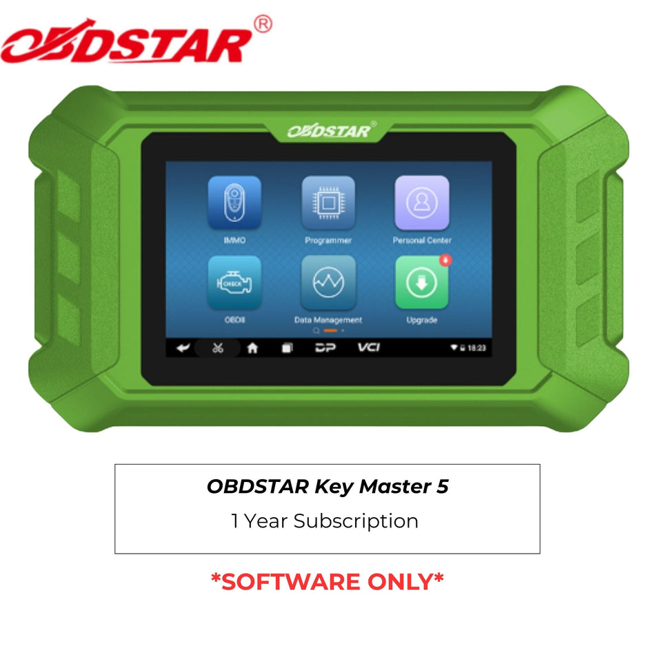 OBDSTAR Key Master 5 – 1 - Year Software Update Subscription - Royal Key Supply