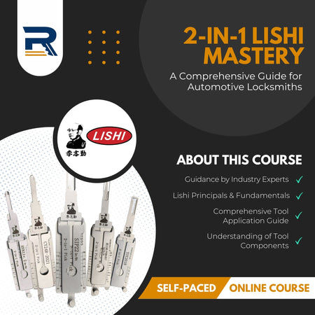 Online Course - 2 - in - 1 Lishi Mastery: A Comprehensive Guide for Automotive Locksmiths - Royal Key Supply