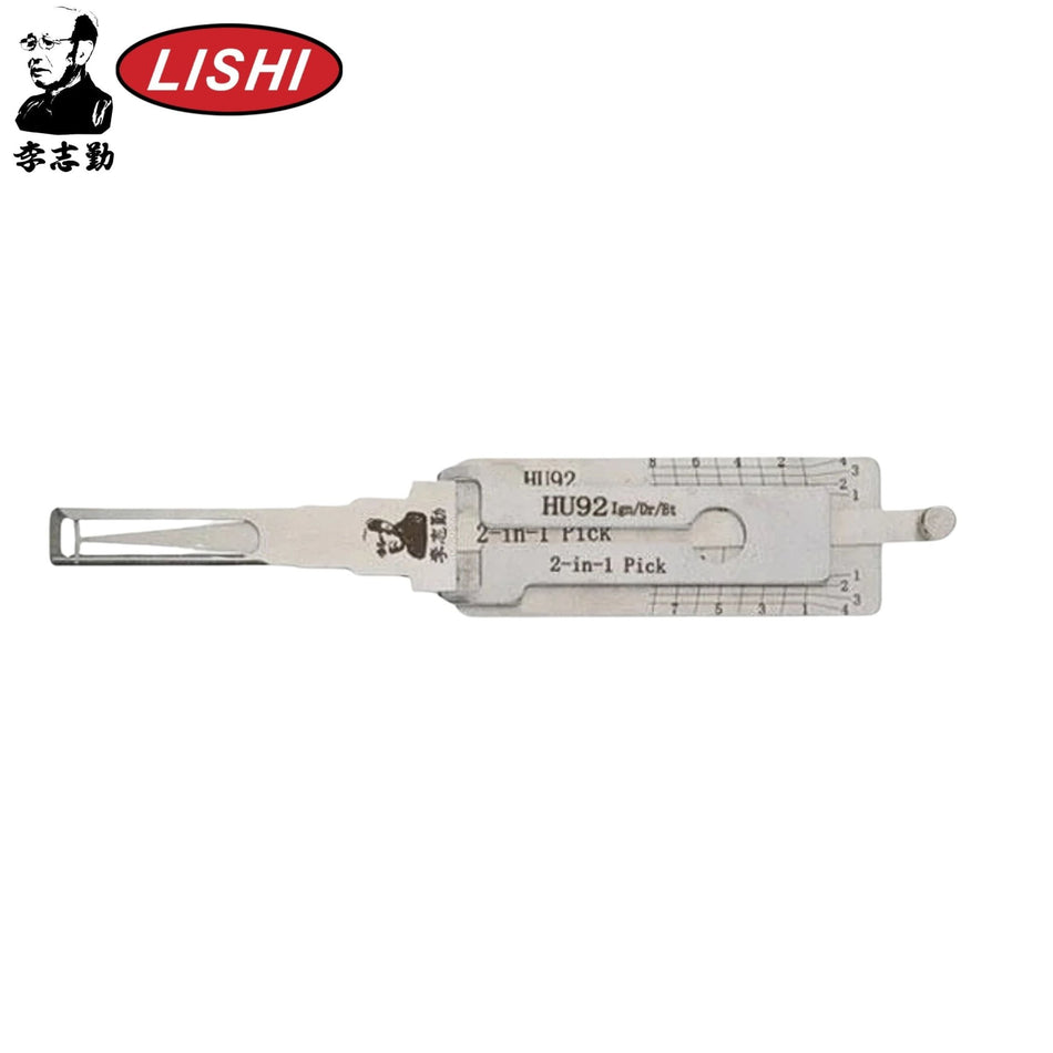 Original Lishi - BMW HU92 (Ign/Dr/Bt) - 2 - In - 1 Pick/Decoder Single Lifter - AG - Royal Key Supply