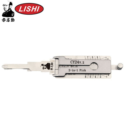 Original Lishi - Chrysler/Dodge/Jeep CY24 (V.2) - 2 - In - 1 Pick/Decoder - Dr/Bt - AG - Royal Key Supply