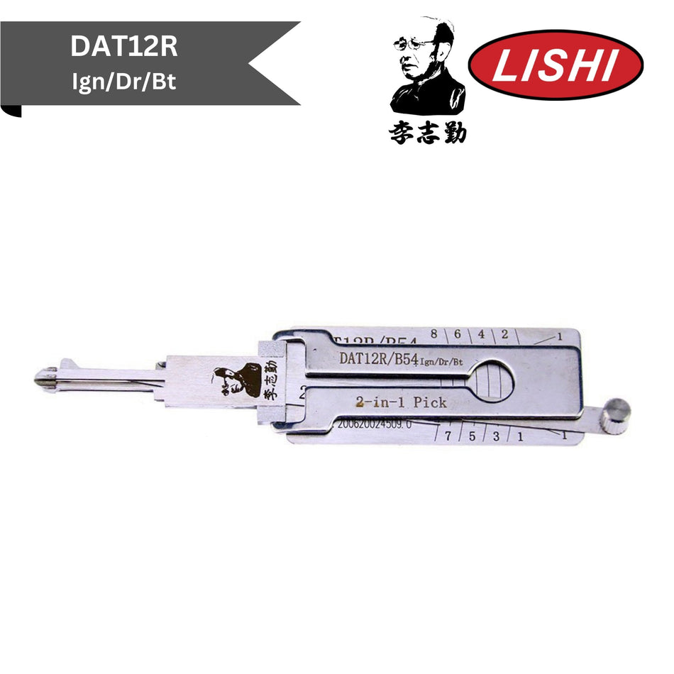 Original Lishi - GMC DAT12R - 2 - In - 1 Pick/Decoder - AG - Royal Key Supply