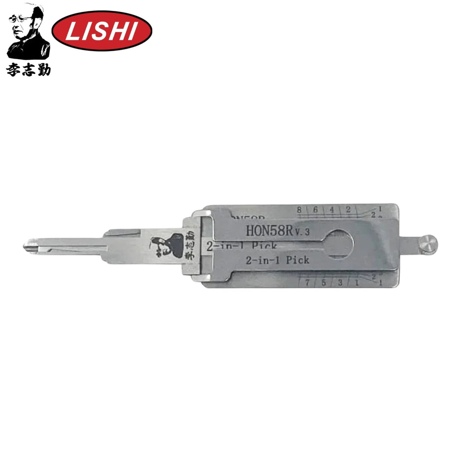 Original Lishi - Honda HON58R (V.3) - 2 - In - 1 Pick/Decoder - Royal Key Supply