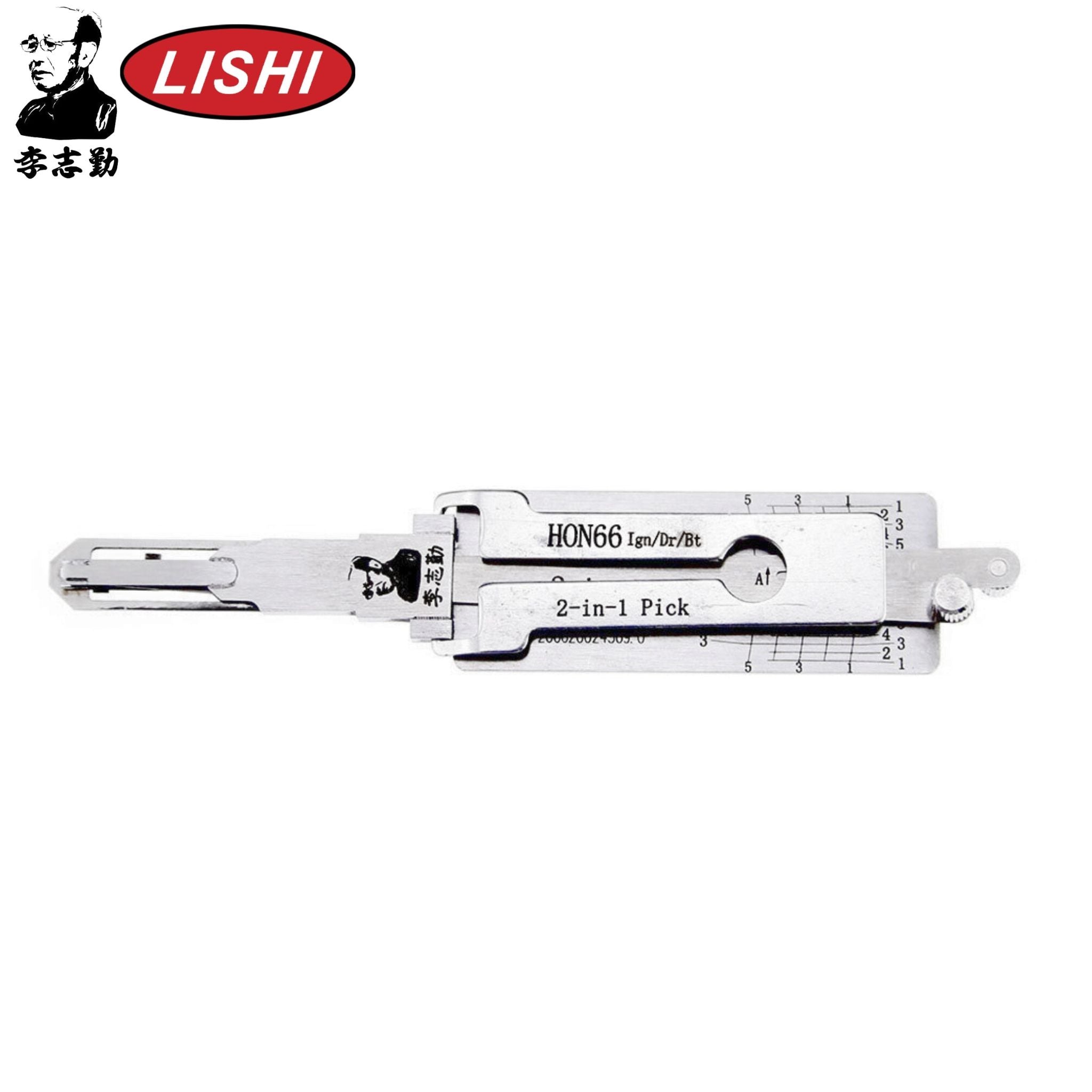 Original Lishi - Honda HON66 - 2 - In - 1 Pick/Decoder - AG - Royal Key Supply