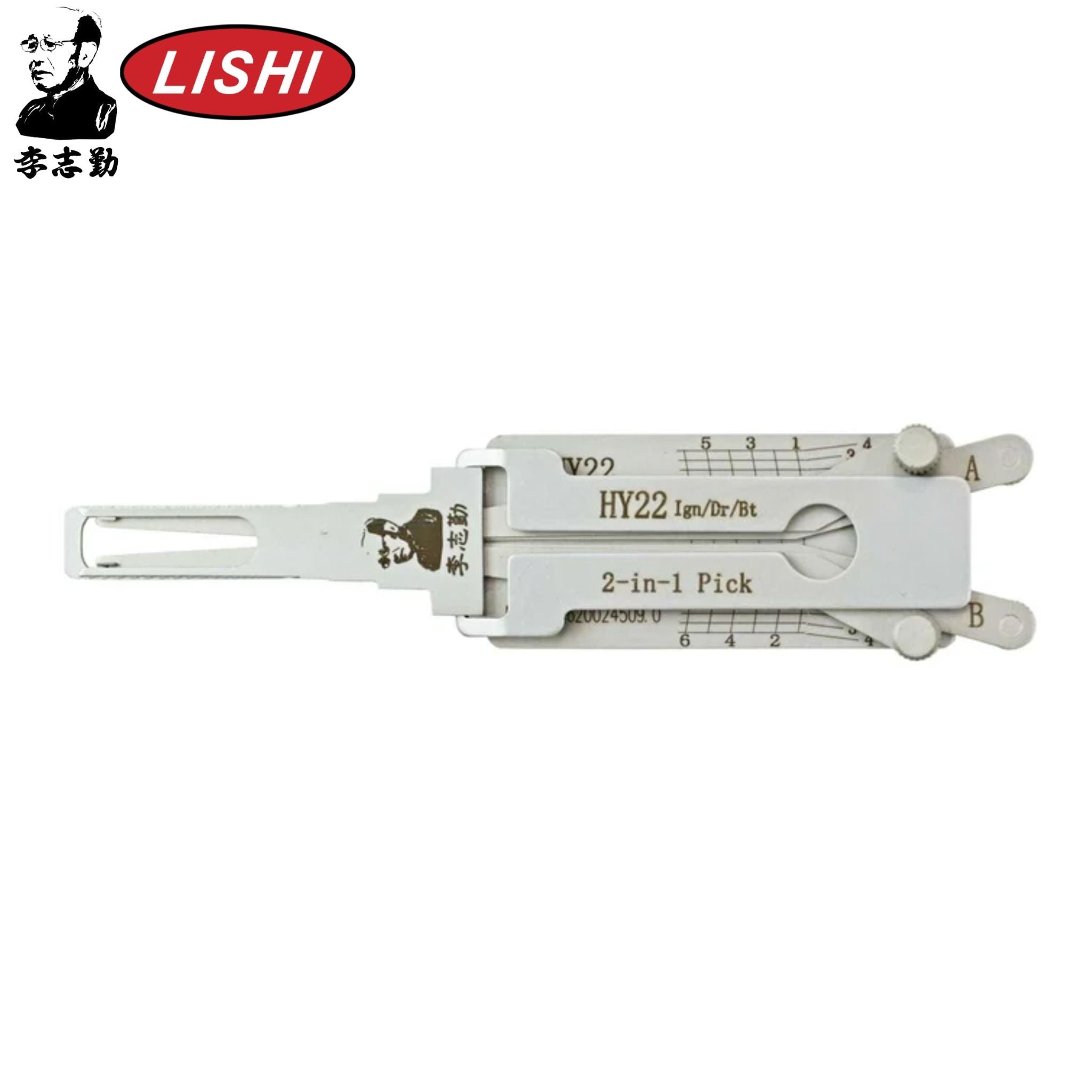 Original Lishi - Hyundai HY22 - 2 - In - 1 Pick/Decoder (Quad Lifter) - AG - Royal Key Supply