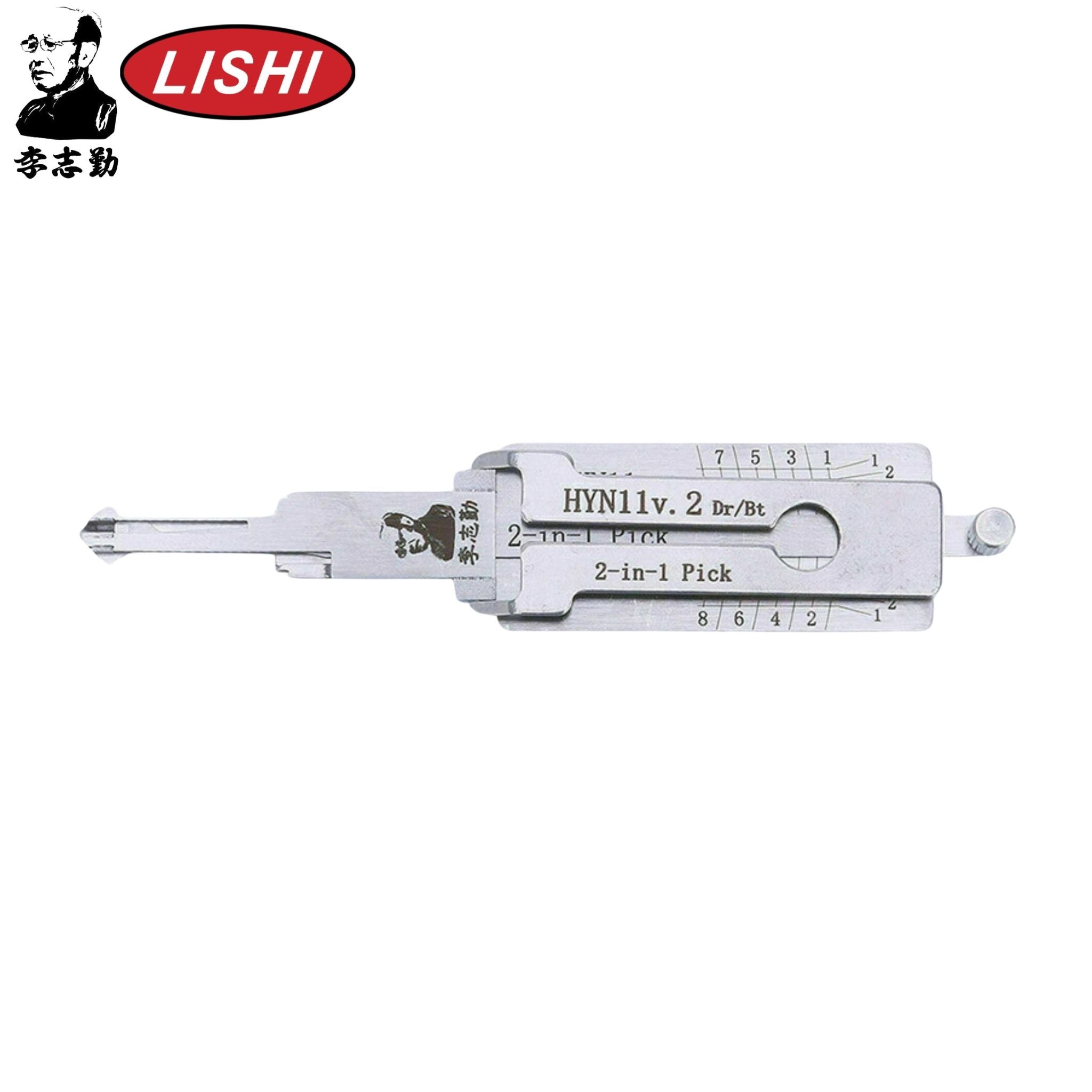 Original Lishi - Hyundai HYN11 (V.2) - 2 - In - 1 Pick/Decoder - Royal Key Supply