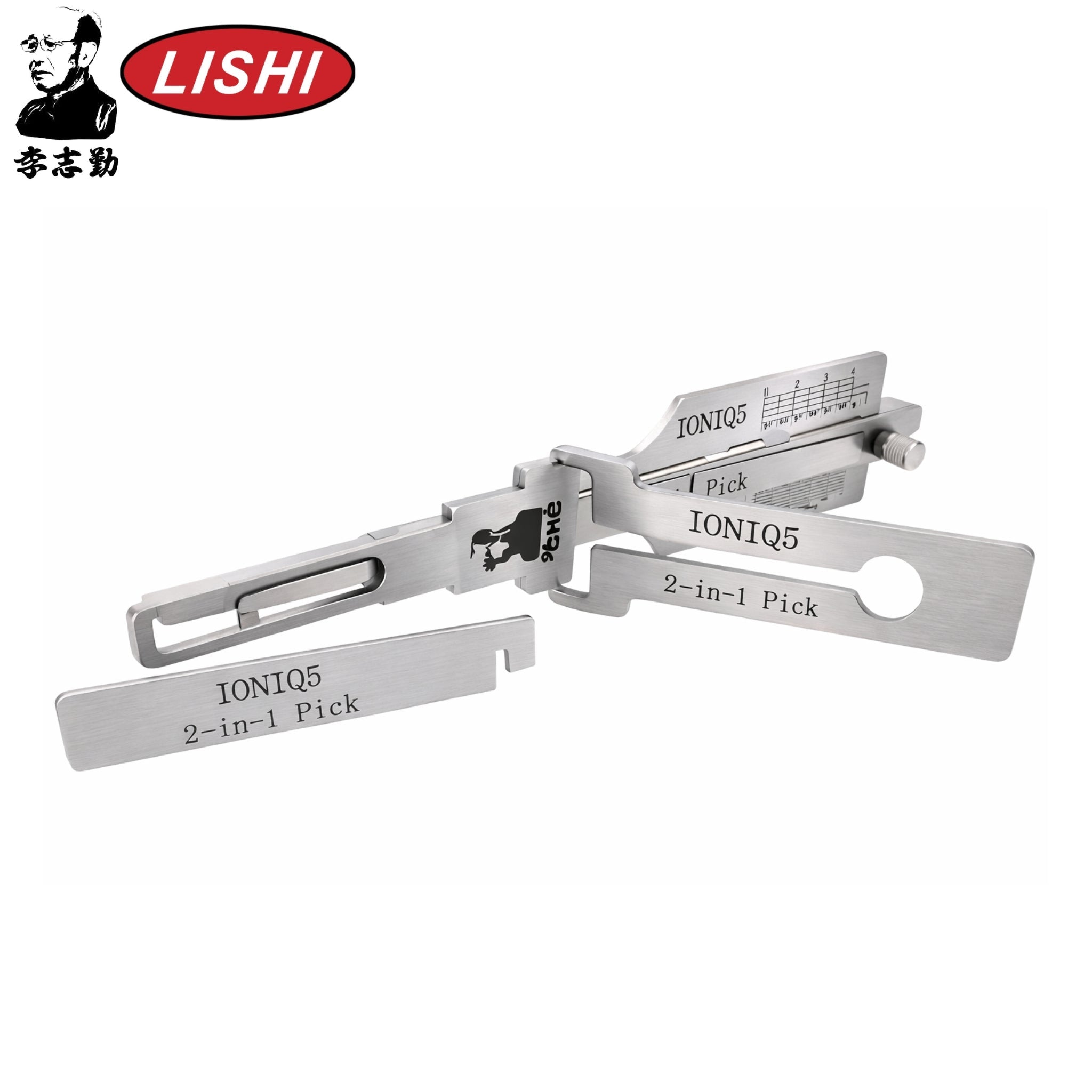 Original Lishi - IONIQ 5 2 - in - 1 Pick Decoder – Hyundai Ioniq / Tucson KK12 Lock Tool (Anti - Glare) - Royal Key Supply