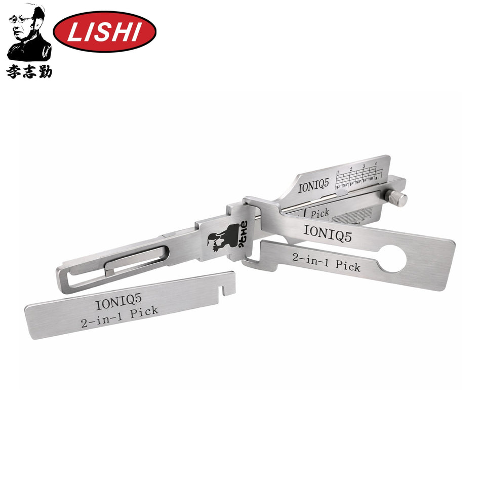 Original Lishi - IONIQ 5 2 - in - 1 Pick Decoder – Hyundai Ioniq / Tucson KK12 Lock Tool (Anti - Glare) - Royal Key Supply